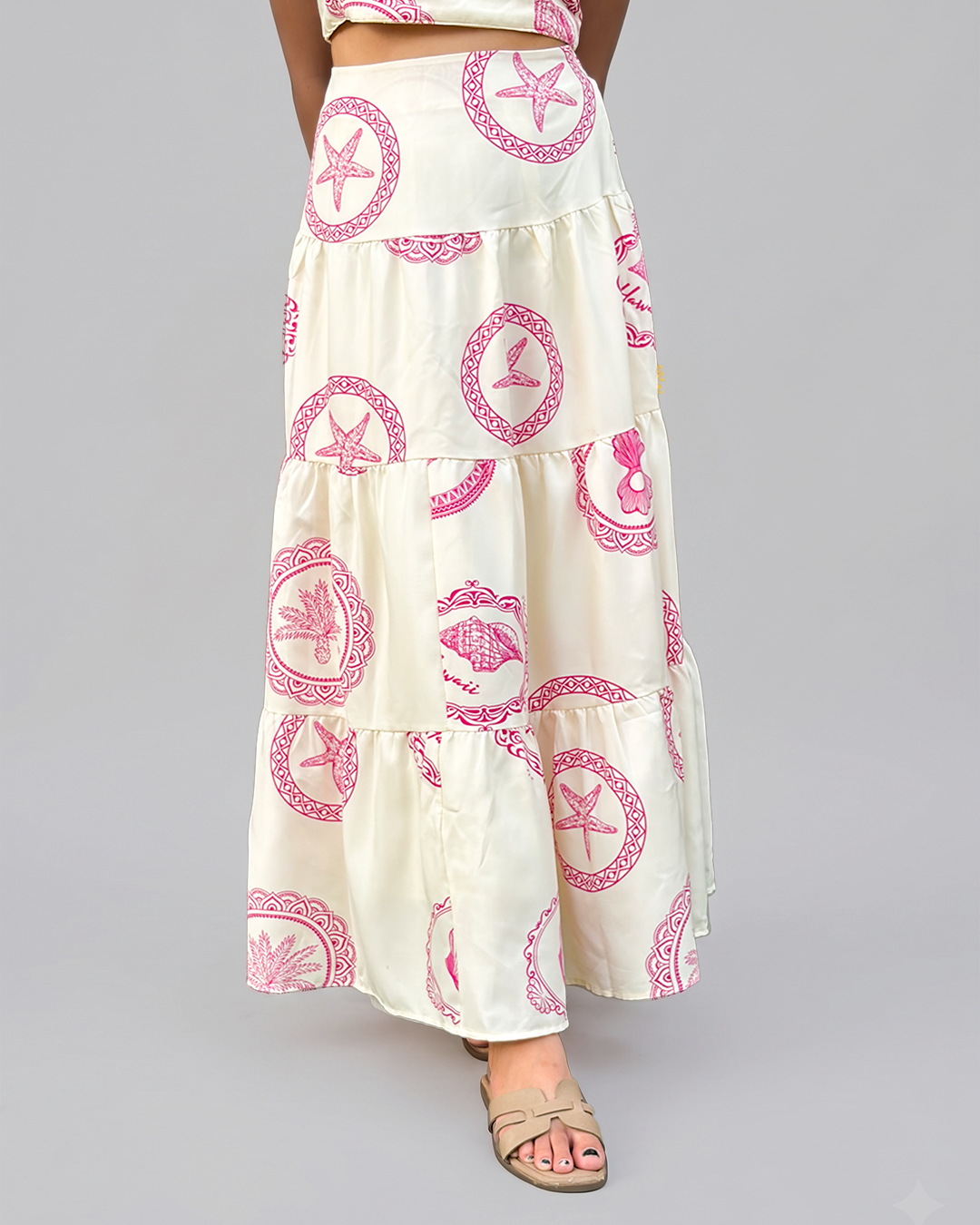Women two piece Printed Summer Coordset