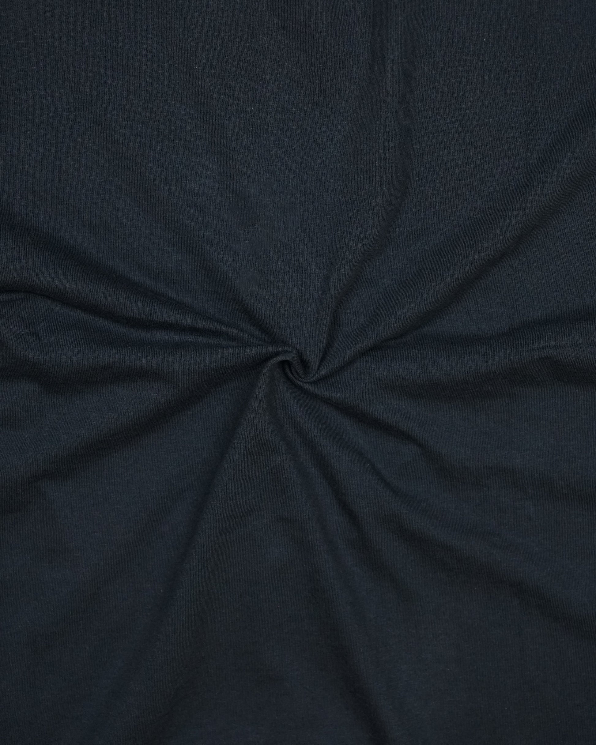 Womens Navy Oversized T-Shirt Fabric View