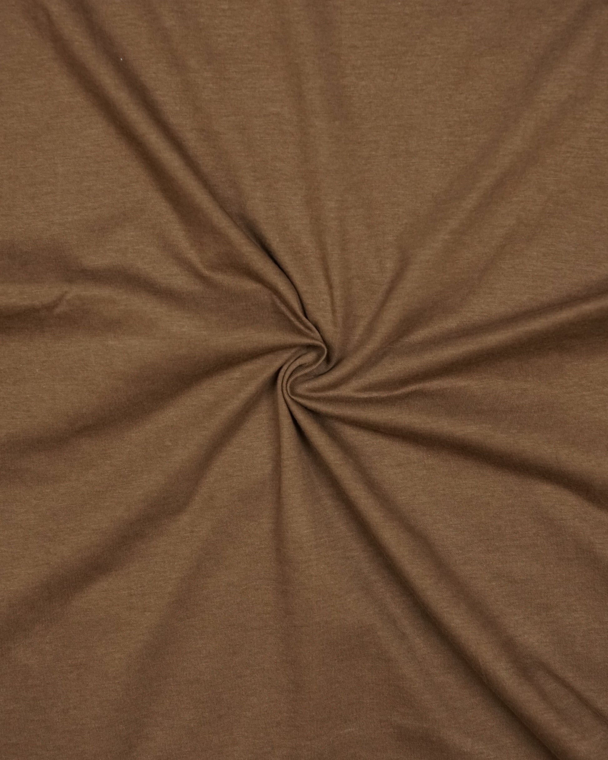 Womens Brown Oversized T-Shirt Fabric View