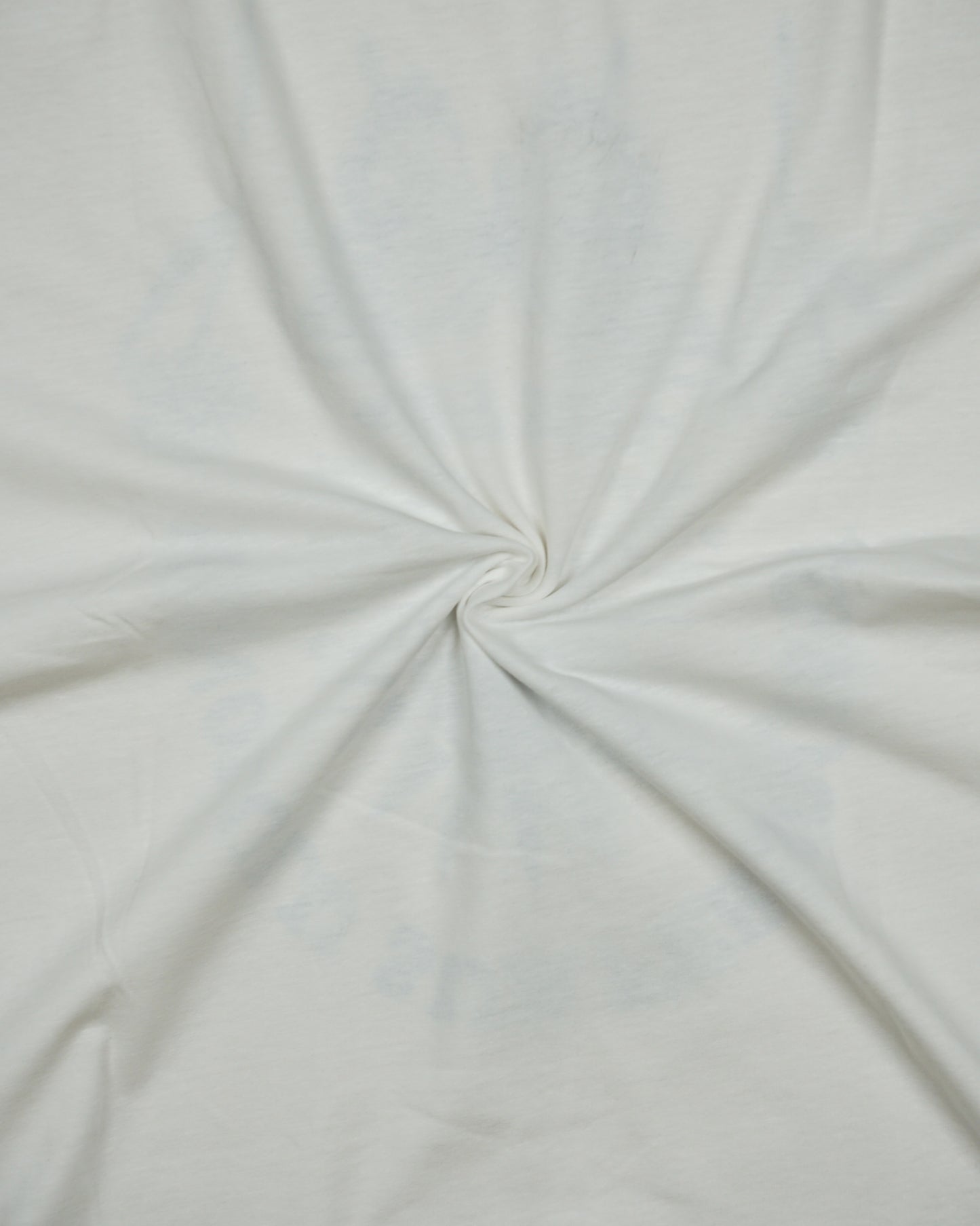 Womens White Oversized T-Shirt Fabric View