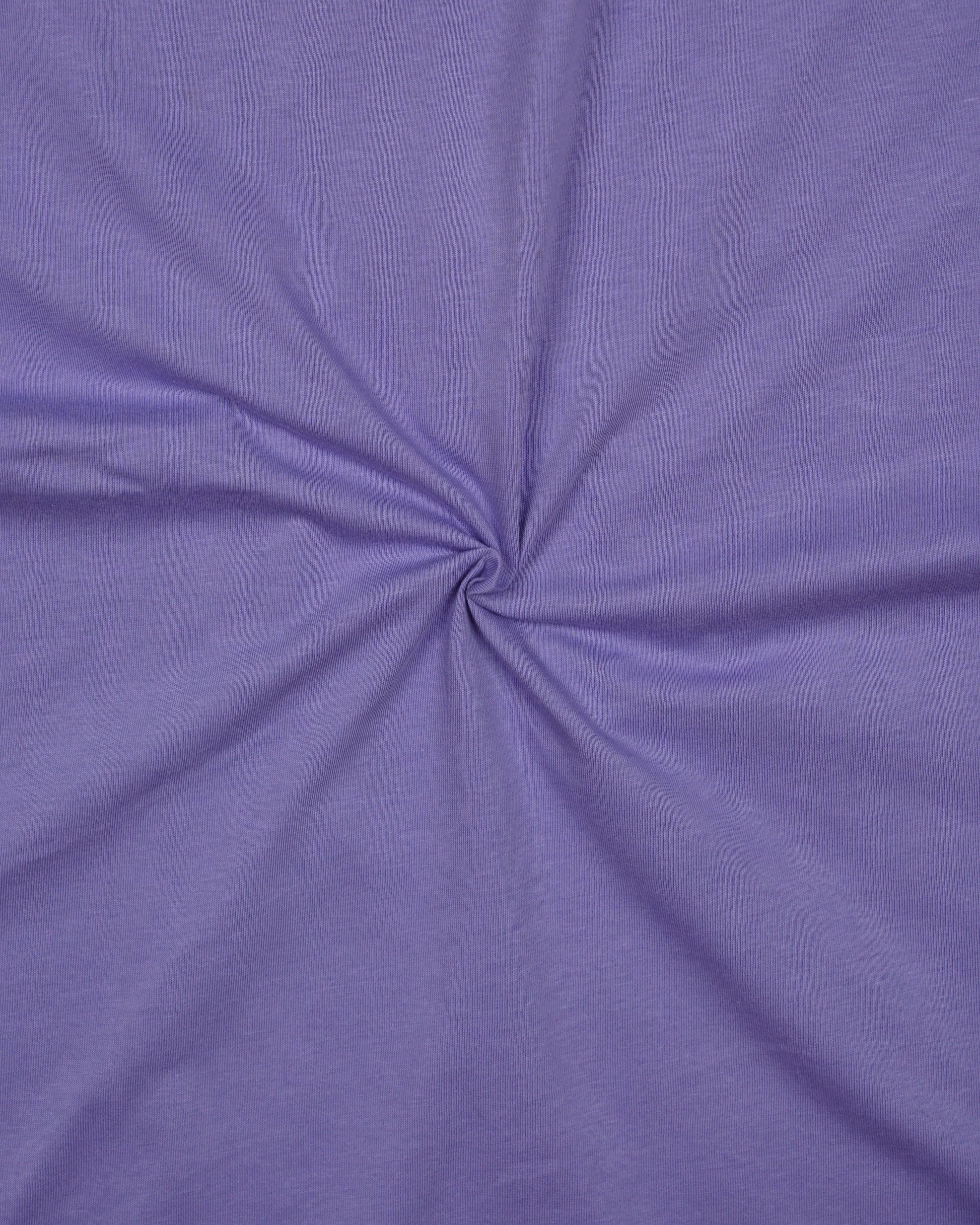 Womens Purple Oversized T-Shirt Fabric View