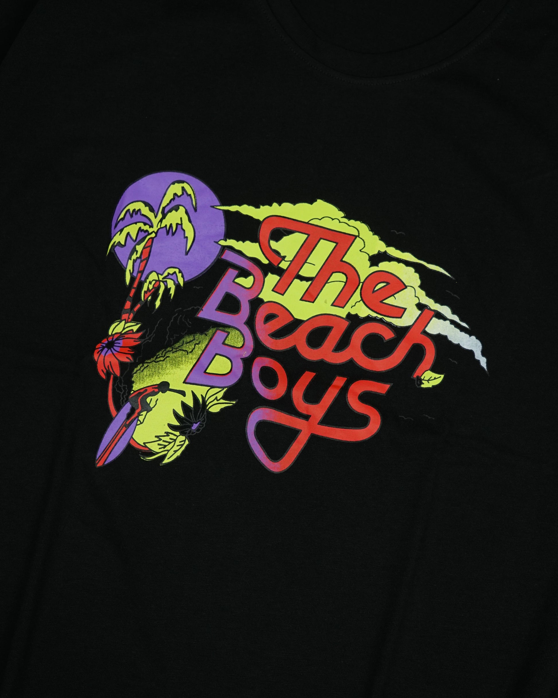 Womens Black Oversized T-Shirt Print View
