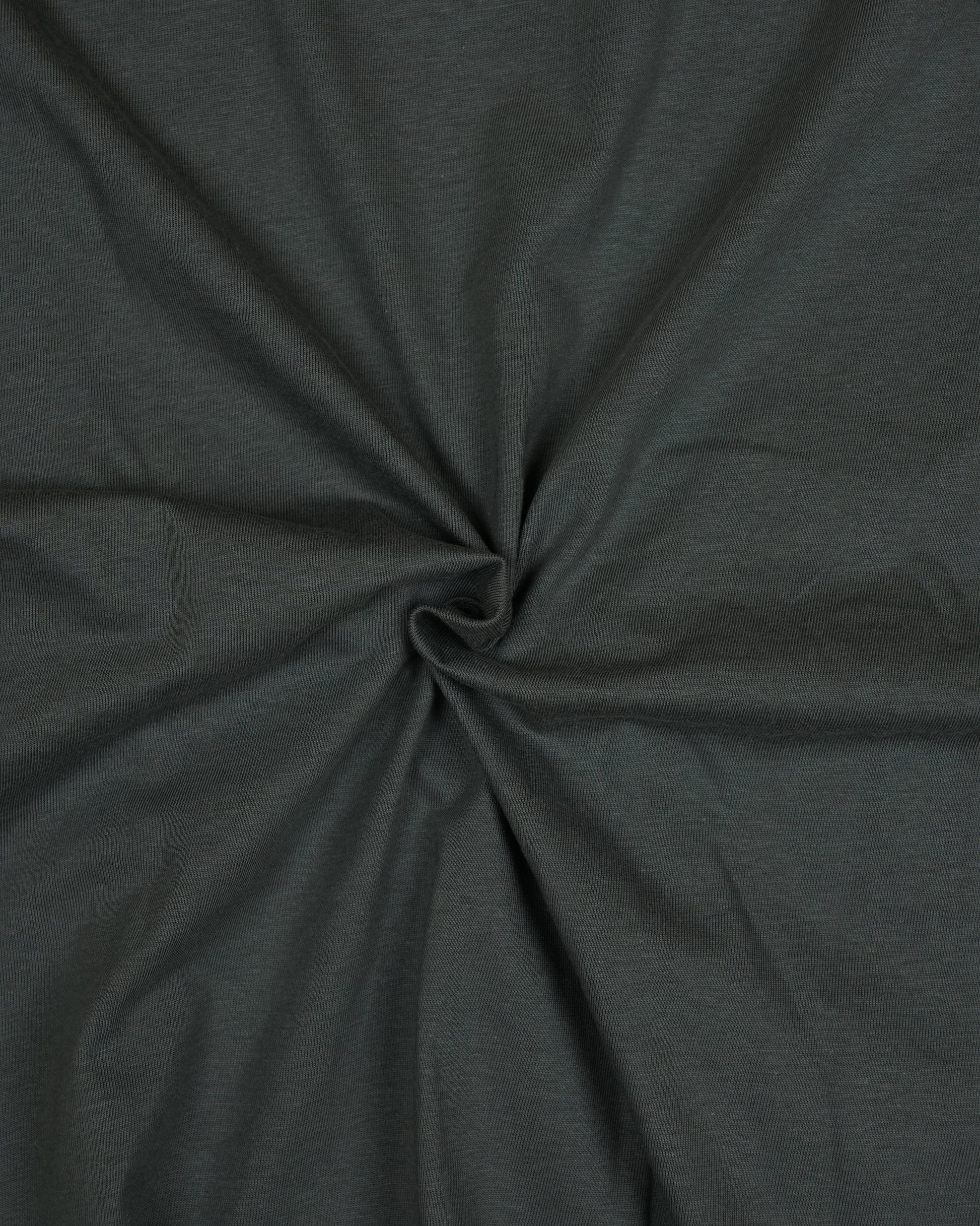Womens Grey Oversized T-Shirt Fabric View