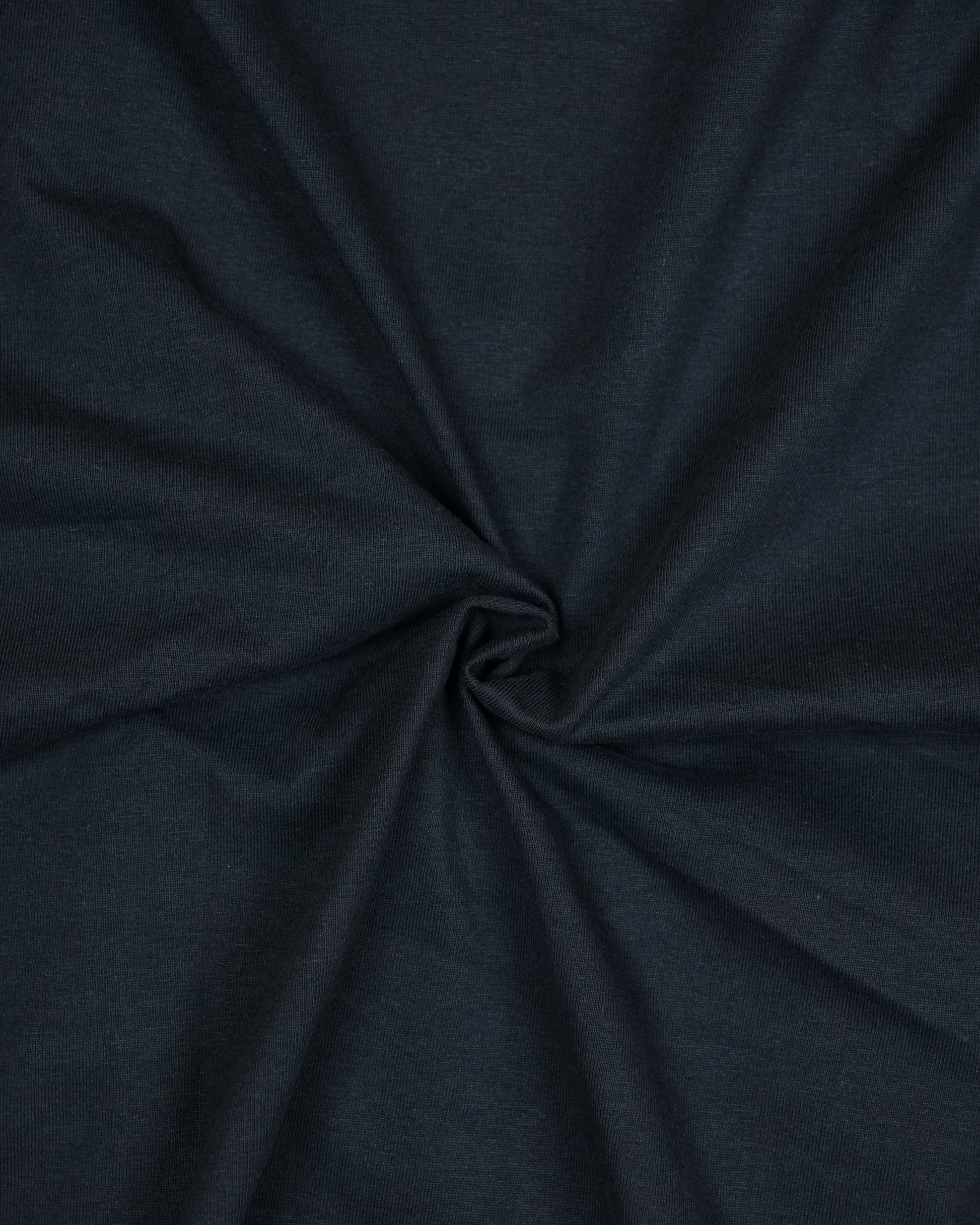 Womens Black Oversized T-Shirt Fabric View
