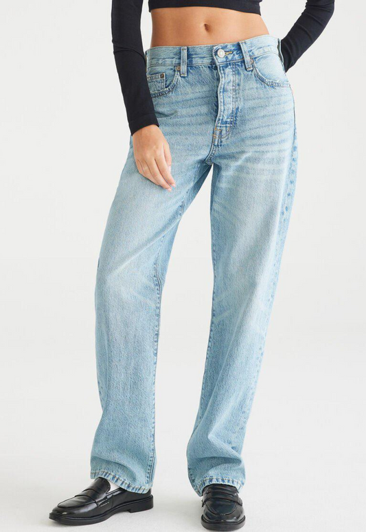 Malachi Women's Blue High Rise , Slim Straight Jeans