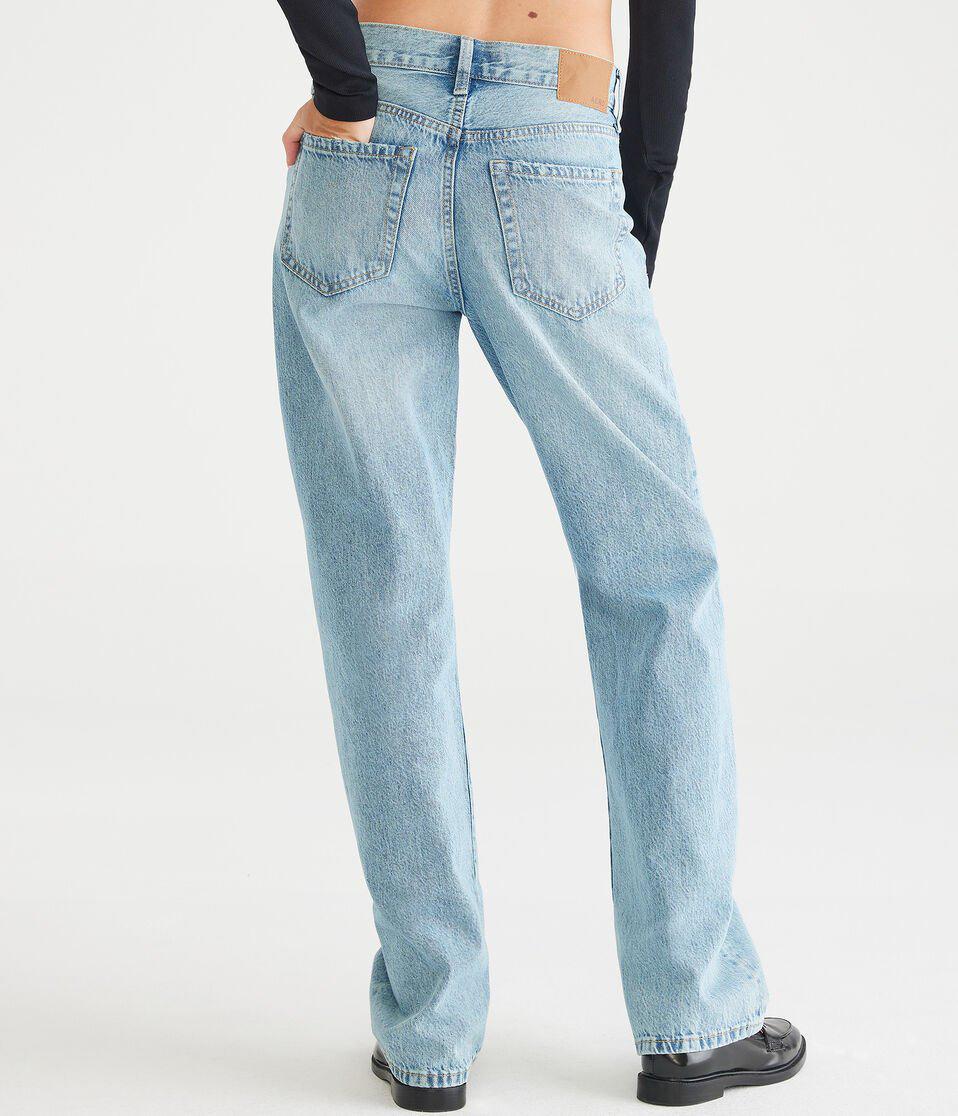Women Blue High Rise  Slim Straight Jeans Back View