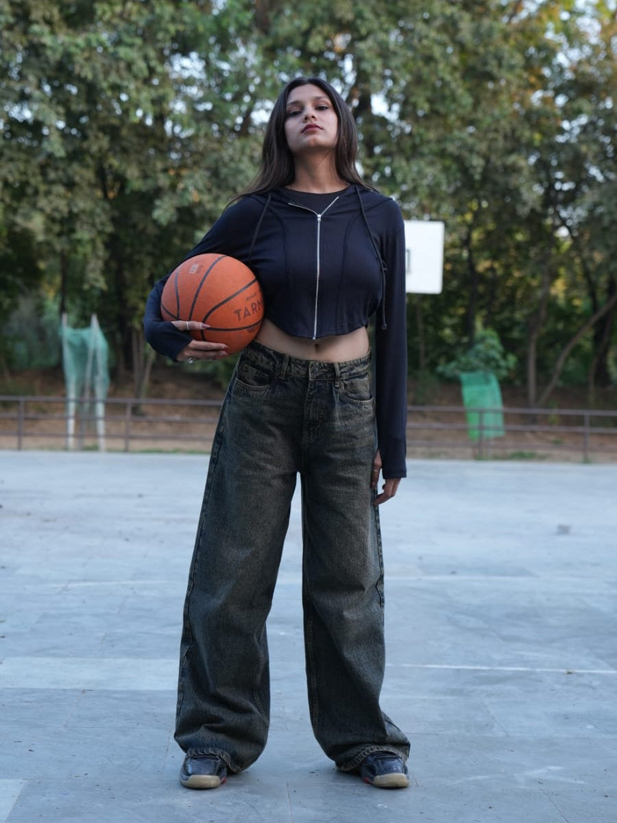 Women Grey Jean