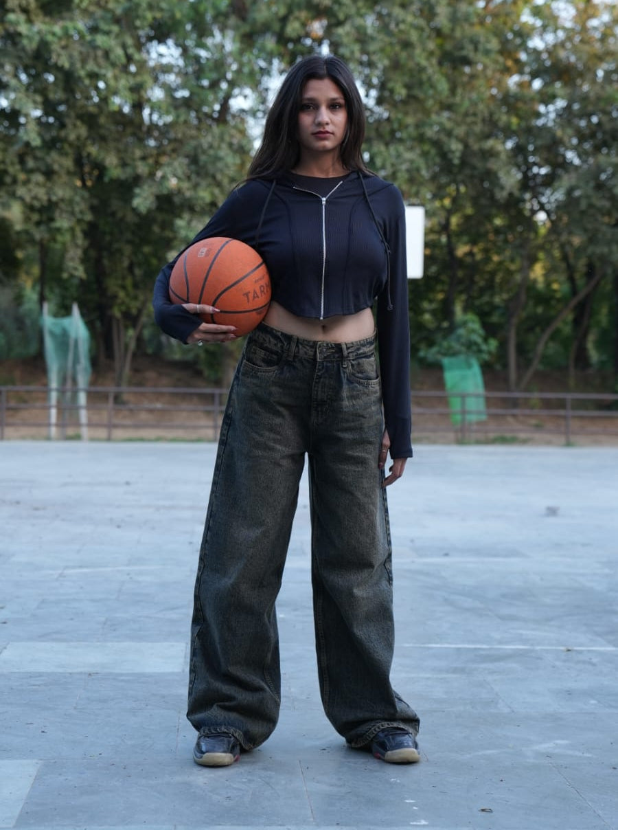 Women Grey Jean