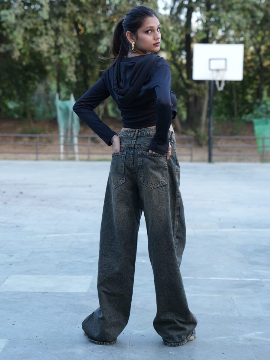 Women Grey Jean