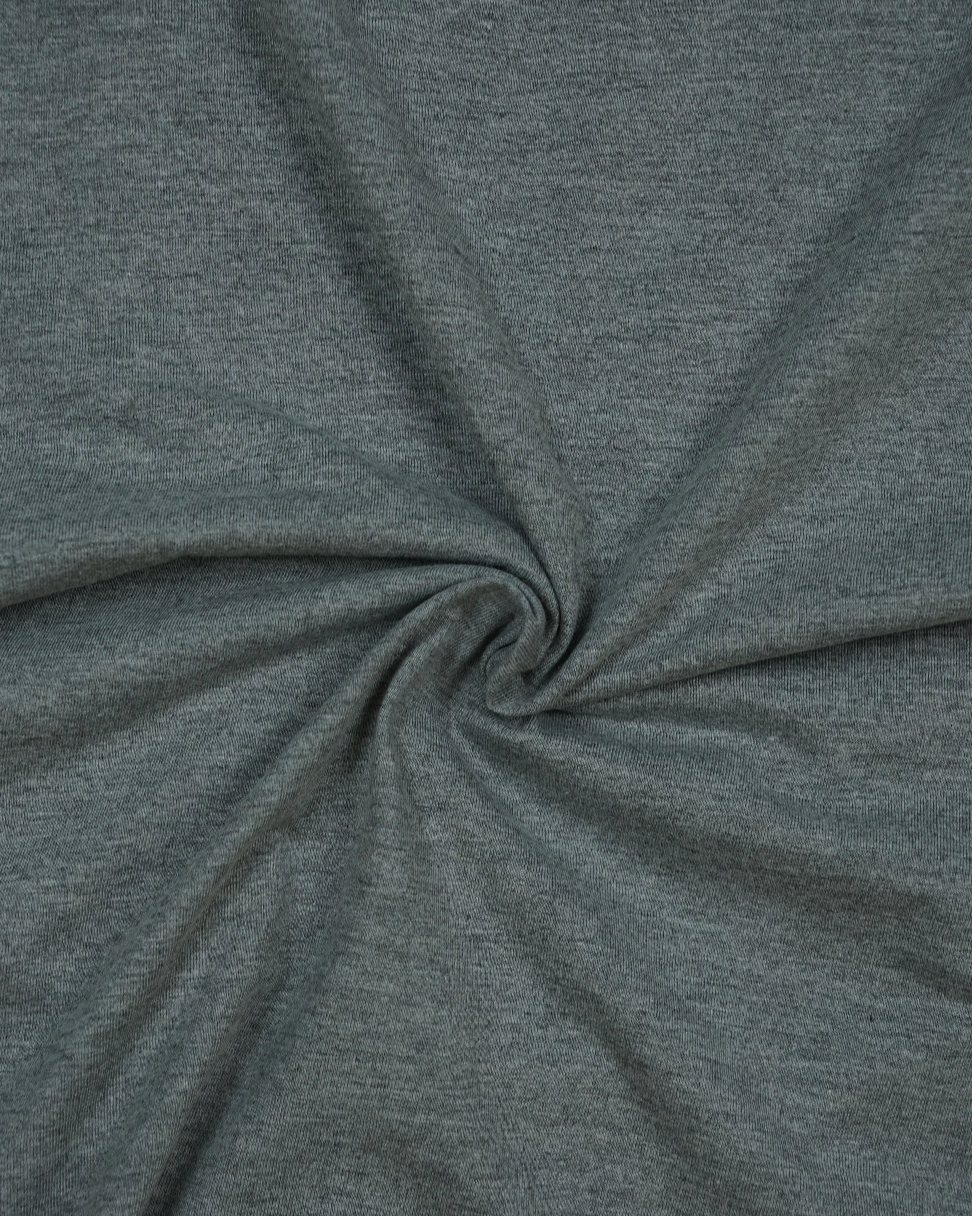 Womens Grey Oversized T-Shirt Fabric View