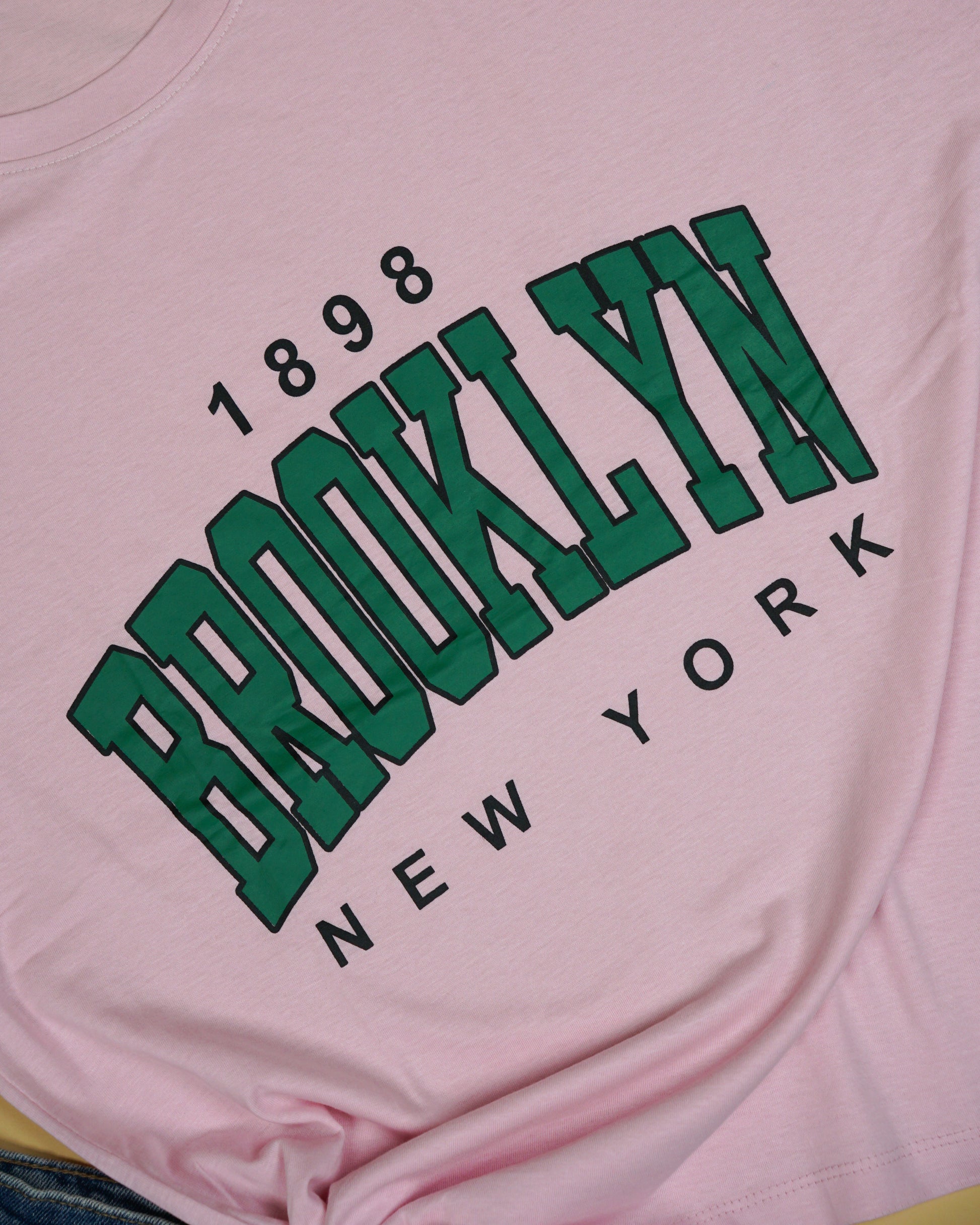 Womens Pink Oversized T-Shirt Print View