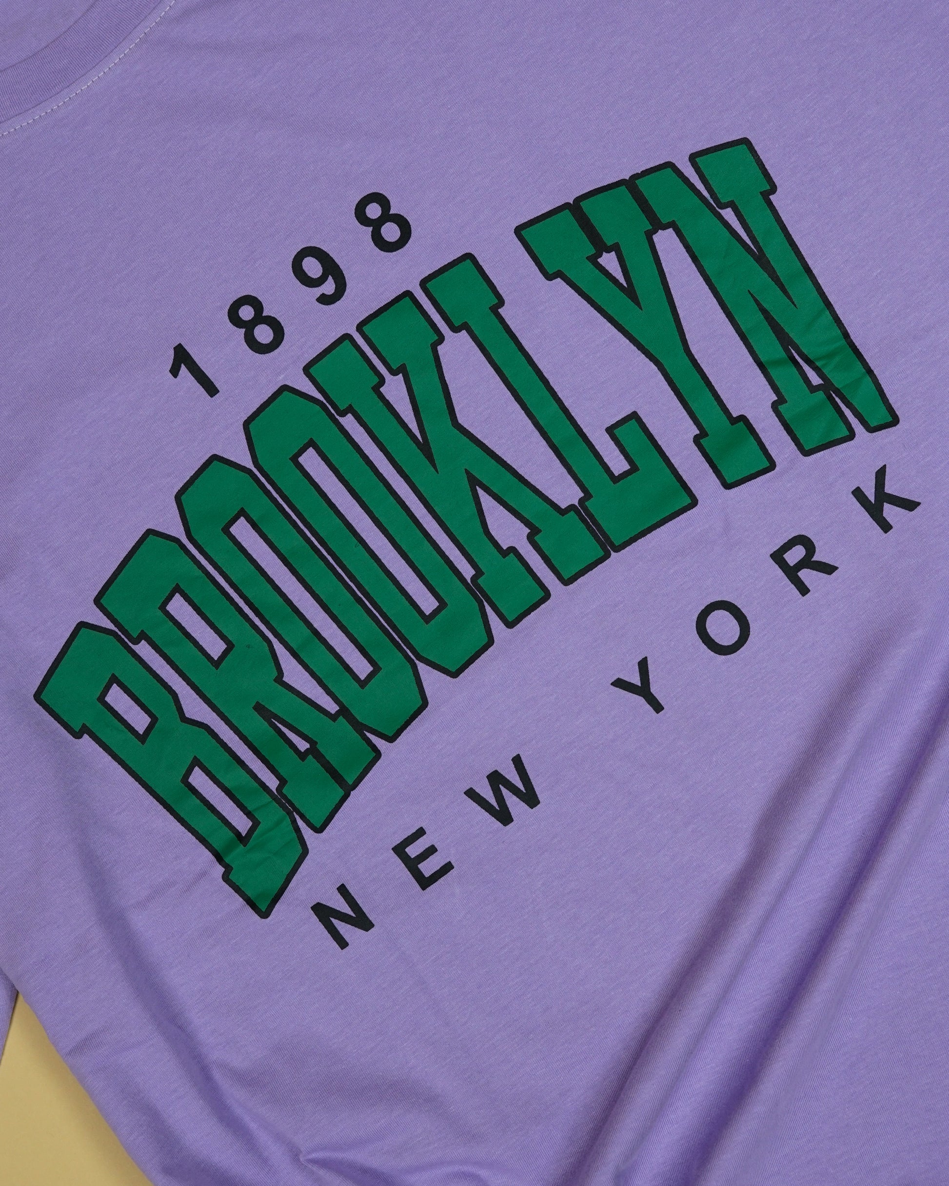 Womens Purple Oversized T-Shirt Print View