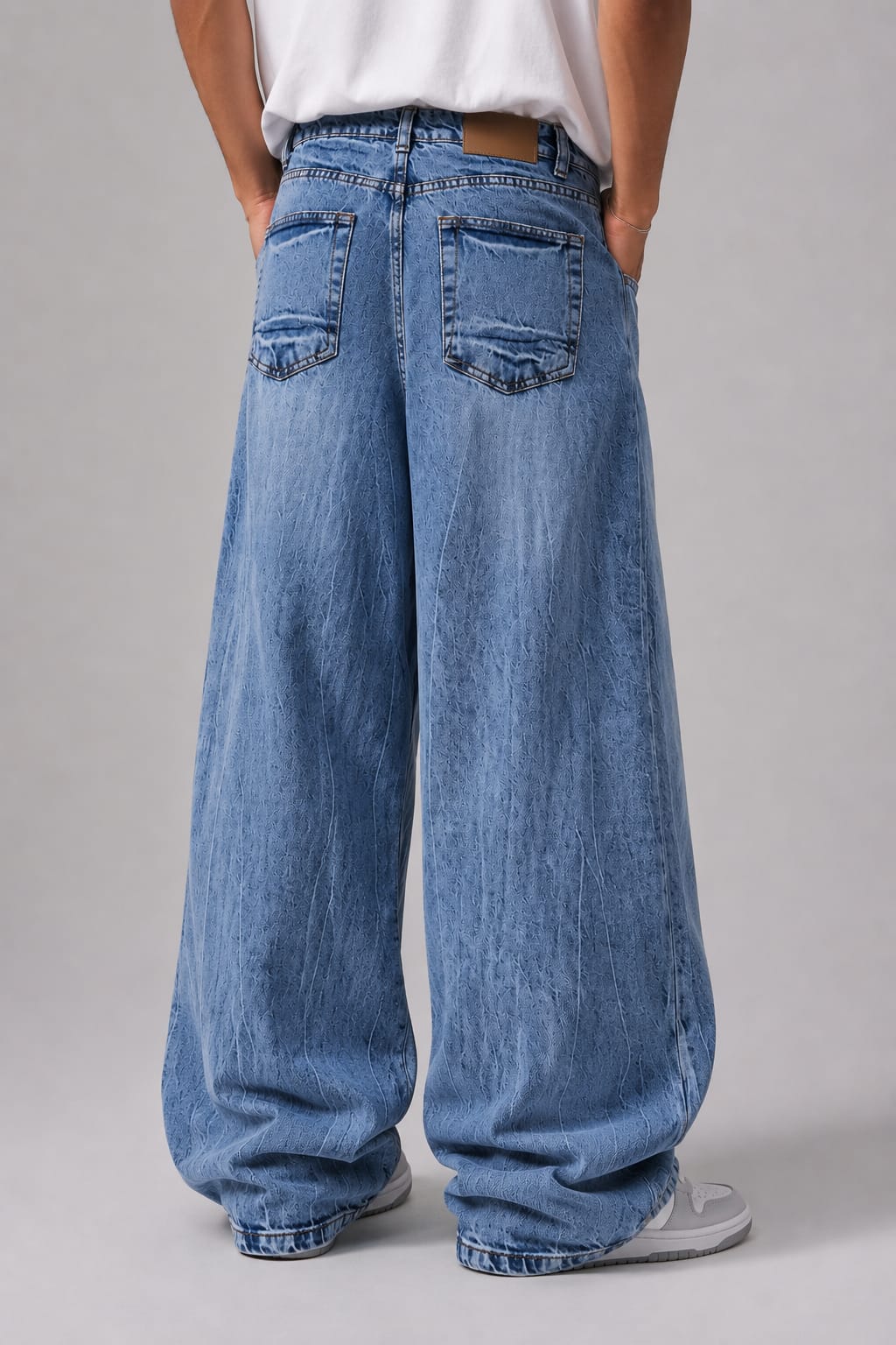 Relaxed Fit Blue Jeans